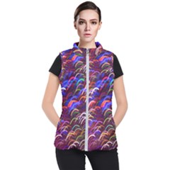 Fractal Rings Women s Puffer Vest