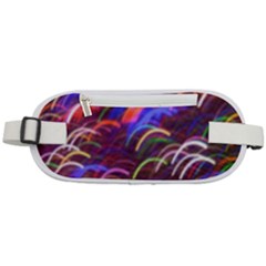 Fractal Rings Rounded Waist Pouch