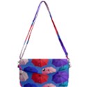 Rainbow Umbrella Removable Strap Clutch Bag View1