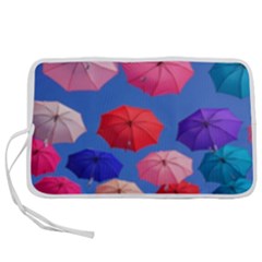 Rainbow Umbrella Pen Storage Case (l) by Sparkle