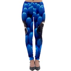 Cute Balls Puppy Lightweight Velour Leggings by Sparkle