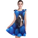 Cute Balls Puppy Tie Up Tunic Dress View1