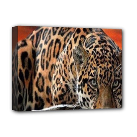 Nature With Tiger Deluxe Canvas 16  X 12  (stretched)  by Sparkle