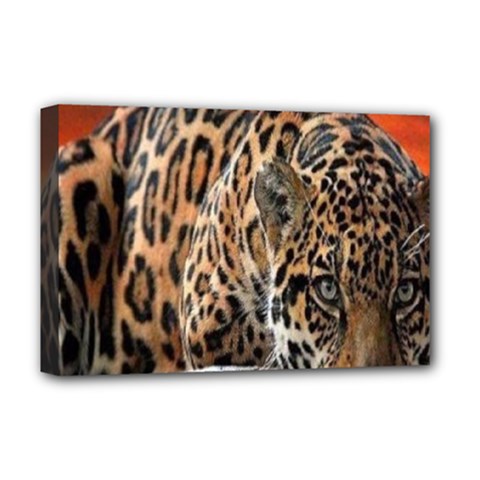 Nature With Tiger Deluxe Canvas 18  X 12  (stretched) by Sparkle