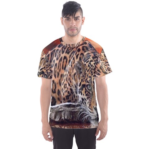 Nature With Tiger Men s Sports Mesh Tee by Sparkle