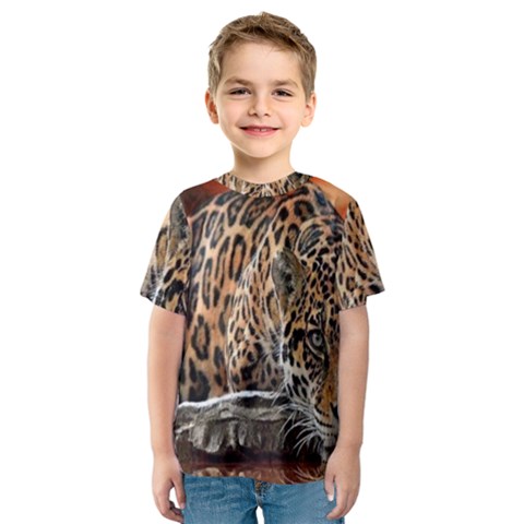 Nature With Tiger Kids  Sport Mesh Tee by Sparkle