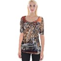 Nature With Tiger Wide Neckline Tee View1