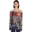 Nature With Tiger Off Shoulder Long Sleeve Top View1