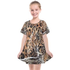 Nature With Tiger Kids  Smock Dress