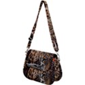 Nature With Tiger Saddle Handbag View2