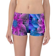 Fractal Flower Reversible Boyleg Bikini Bottoms by Sparkle