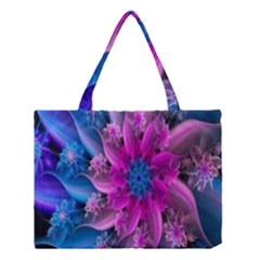 Fractal Flower Medium Tote Bag by Sparkle