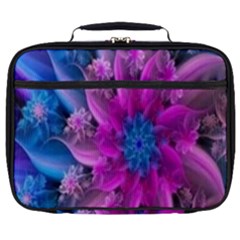 Fractal Flower Full Print Lunch Bag by Sparkle