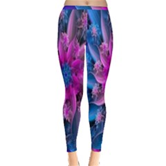 Fractal Flower Inside Out Leggings by Sparkle