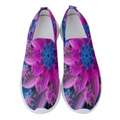 Fractal Flower Women s Slip On Sneakers by Sparkle