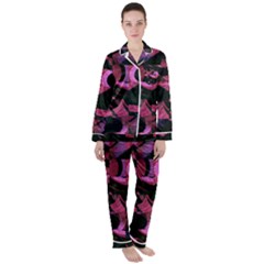 Random Design Satin Long Sleeve Pyjamas Set by Sparkle