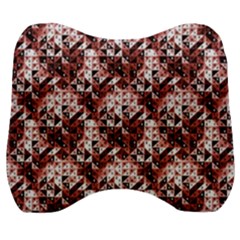 Digital Checkboard Velour Head Support Cushion by Sparkle