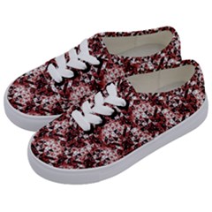 Digital Checkboard Kids  Classic Low Top Sneakers by Sparkle