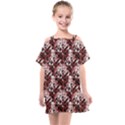 Digital Checkboard Kids  One Piece Chiffon Dress View1