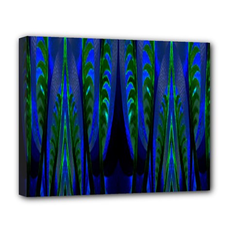 Glowleafs Deluxe Canvas 20  X 16  (stretched) by Sparkle