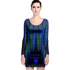 Glowleafs Long Sleeve Bodycon Dress by Sparkle