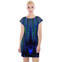 Glowleafs Cap Sleeve Bodycon Dress by Sparkle