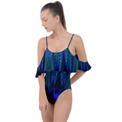 Glowleafs Drape Piece Swimsuit