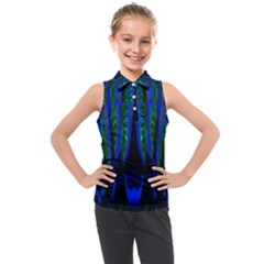 Glowleafs Kids  Sleeveless Polo Tee