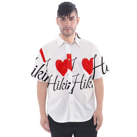 I Hiking Men s Short Sleeve Shirt by FunnyStatementsandSlogans