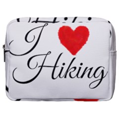 I Hiking Make Up Pouch (large) by FunnyStatementsandSlogans