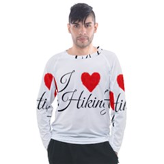 I Hiking Men s Long Sleeve Raglan Tee