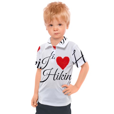 I Hiking Kids  Polo Tee by FunnyStatementsandSlogans