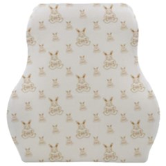 Happy Easter Motif Print Pattern Car Seat Velour Cushion  by dflcprintsclothing