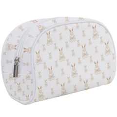 Happy Easter Motif Print Pattern Makeup Case (large)