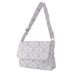 Happy Easter Motif Print Pattern Full Print Messenger Bag (m) by dflcprintsclothing