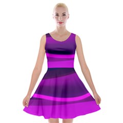 Neon Wonder  Velvet Skater Dress by essentialimage