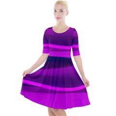 Neon Wonder  Quarter Sleeve A-line Dress by essentialimage