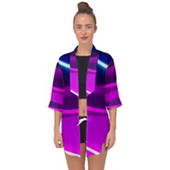 Neon Wonder  Open Front Chiffon Kimono by essentialimage