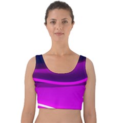 Neon Wonder  Velvet Crop Top by essentialimage