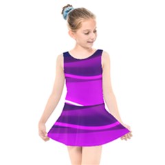 Neon Wonder  Kids  Skater Dress Swimsuit by essentialimage