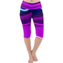 Neon Wonder  Lightweight Velour Cropped Yoga Leggings View1