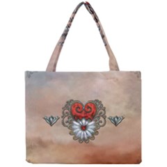 Wonderful Elegant Heart Mini Tote Bag by FantasyWorld7