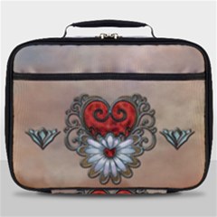 Wonderful Elegant Heart Full Print Lunch Bag by FantasyWorld7