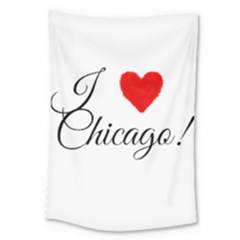 I Heart Chicago  Large Tapestry by FunnyStatementsandSlogans