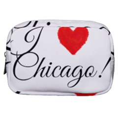 I Heart Chicago  Make Up Pouch (small) by FunnyStatementsandSlogans