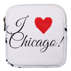 I Heart Chicago  Mini Square Pouch by FunnyStatementsandSlogans