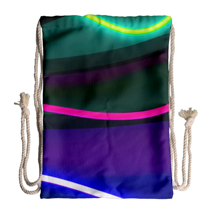 Neon Wonder Drawstring Bag (Large)