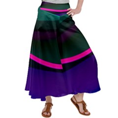 Neon Wonder Satin Palazzo Pants