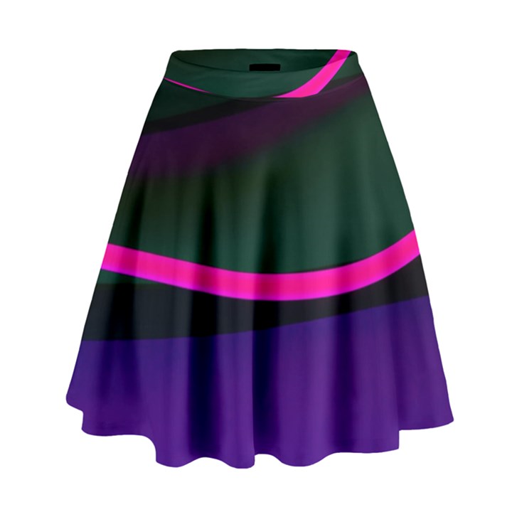 Neon Wonder High Waist Skirt