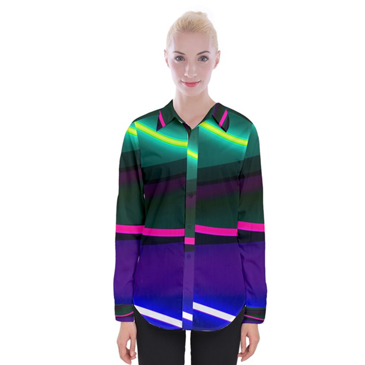 Neon Wonder Womens Long Sleeve Shirt